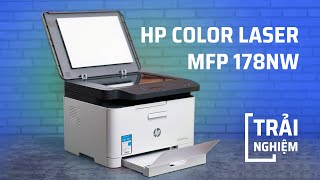 Trên tay máy in HP Color Laser MFP 178nw [upl. by Zela362]