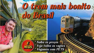 PASSEIO EM TREM DE LUXO DE CURITIBA PARA MORRETES COM OPEN BAR PETS E UMA NATUREZA IMPRESSIONANTE [upl. by Adiel]