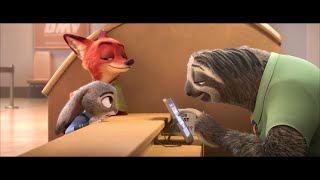 Zootopia Meet the Sloth HD  DMV Scene [upl. by Jovitah330]