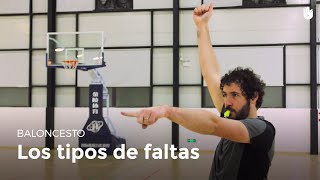 Los tipos de faltas  Baloncesto [upl. by Eardnaed279]