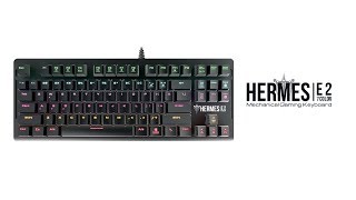 Gamdias HERMES E2 Wired Mechanical Gaming Keyboard overview  Star Tech [upl. by Maris]