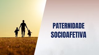 Paternidade socioafetiva [upl. by Raasch]