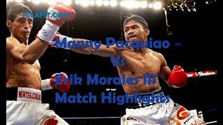 Manny Pacquiao Vs Erik Morales III Highlights [upl. by Hurlow]