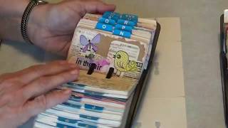 Mixed Media Rolodex Cards How to Decorate [upl. by Ardiekal]