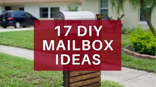 17 Easy DIY Mailbox Ideas  Decorative Mailbox Designs [upl. by Beverle275]