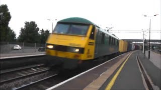 Trains at Wolverton WCML  110713 [upl. by Inahet]