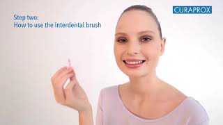 Instructions to use Curaprox Interdental Brushes [upl. by Wakeen]