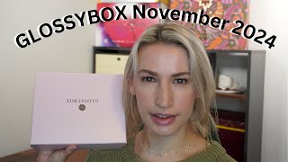 GLOSSYBOX NOVEMBER 2024 UNBOXING [upl. by Arnst]