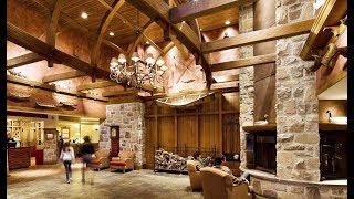 Inside of Luxury Fairmont Hotel in MontTremblant Quebec Canada Travel [upl. by Kitty]