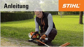 Die Wartung einer STIHL AkkuHeckenschere nach der Arbeit [upl. by Castra]