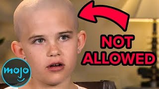 Top 10 Kids BANNED From School For Stupid Reasons [upl. by Brennan729]