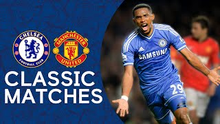 Chelsea 31 Man United  Samuel Etoo Scores Premier League HatTrick  Classic Highlights [upl. by Kcireddor]