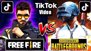 FREE FIRE VS PUBG on TIK TOKpart15by IGBhasnain [upl. by Klemperer821]