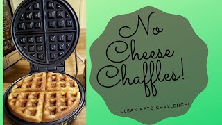 No Cheese Chaffles Great for Clean Keto [upl. by Yrreb]