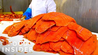 Behind The Scenes At NYC’s Favorite Smoked Fish Factory  Legendary Eats [upl. by Gaige]