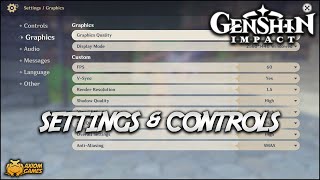 Genshin Impact  PC Game Settings amp Controls [upl. by Japheth]