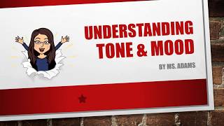 Understanding Tone and Mood [upl. by Afra]