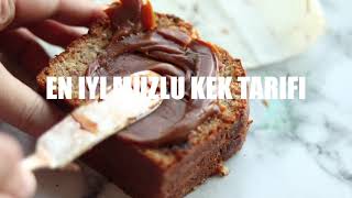 Miksersiz  EN iYi MUZLU KEK  Banana Bread Recipe ASMR [upl. by Anitnoc]