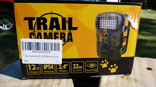 Senwow Crenova Trail Camera Setup and Review [upl. by Irallih]