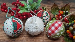 Festive Fabric Baubles [upl. by Consuelo89]