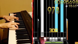 I play osu mania using a piano  Reol  No Title [upl. by Roderica1]