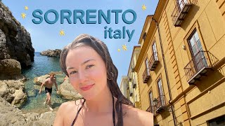 Sorrento Italy Travel Vlog 🇮🇹 Summer in Italy Guide [upl. by Enimaj]