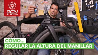 Cómo Regular La Altura Del Manillar De Nuestra Bici [upl. by Filahk]