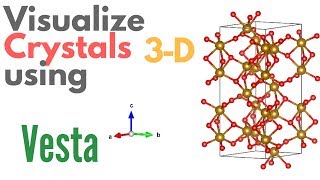 VESTA Interface and Features TUTORIAL 2 [upl. by Emyaj]