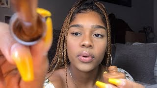 ASMR FAST AND AGGRESSIVE MAKEUP APPLICATION 😡Personal Attention [upl. by Arta]