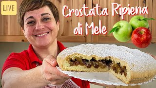 🍎 CROSTATA RIPIENA DI MELE 🍎 Ricetta in Diretta con Benedetta [upl. by Nelson]