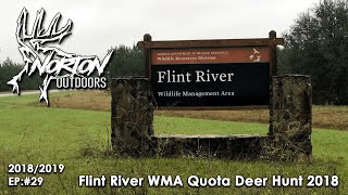 Flint River WMA Quota Deer Hunt 2018 [upl. by Maryl173]