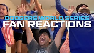 Emotional Fan Reactions to Dodgers 2020 World Series Win [upl. by Adelaida]