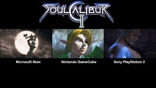 SoulCalibur II  Intro Comparison  Xbox  GameCube  PlayStation 2 [upl. by Jim544]