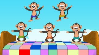 Five Little Monkeys  Nursery Song [upl. by Sanford]