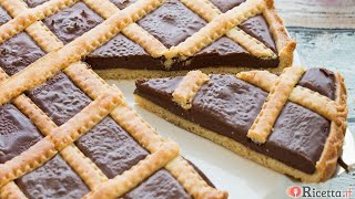 Crostata alla Nutella che rimane morbida  Ricettait [upl. by Purington]