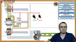 Pano Tasarım ve Montajı  Ders 4 Faz Motor Koruma Rölesi ve Bağlantısı [upl. by Farr]