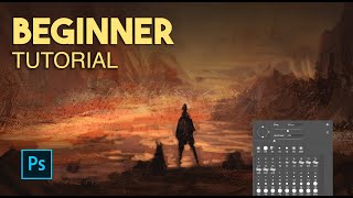 Learn to Paint in 5 minutes  Digital Painting Photoshop Tutorial Beginner [upl. by Nobel451]