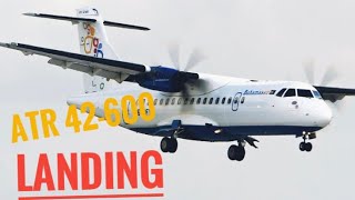 Bahamasair ATR 42600 Cockpit Landing [upl. by Aissirac326]