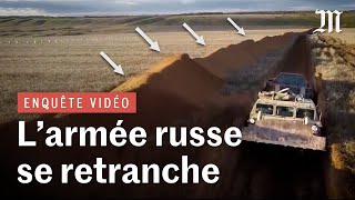 Comment larmée russe fortifie ses positions en Ukraine [upl. by Madalyn]