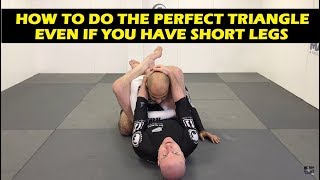 How To Do The Perfect Triangle Choke Even If You Have Short Legs by John Danaher [upl. by Joette]