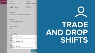 Humanity Tutorial Allowing Staff to Trade Release and Drop Shifts [upl. by Nixon]