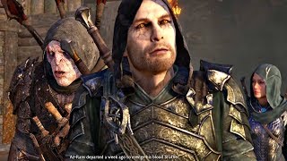 All Nazgul Talion amp Eltariel Cutscenes  Blade of Galadriel DLC [upl. by Arerrac90]