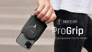 ShiftCam ProGrip A Reassuring Ergonomic Battery Grip for Mobile Phones [upl. by Namrehs]