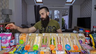 THE 10 TESCO MEAL DEAL CHALLENGE  BeardMeatsFood [upl. by Fredella]