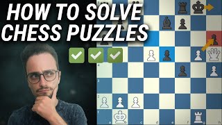 How To Solve Chess Puzzles  Improve Your Tactics amp Visualization [upl. by Barling921]