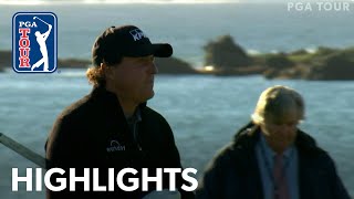 Phil Mickelson’s winning highlights from ATampT Pebble Beach 2019 [upl. by Lesirg535]