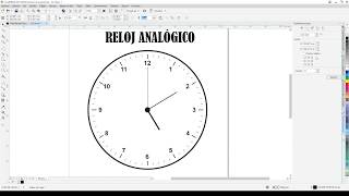 Tutorial de graficación Parte 5 Reloj analógico Armado en papel  13 [upl. by Noyar989]