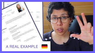 Germany CV FORMAT 🤓 a GUIDE for EXPATS [upl. by Drauode]