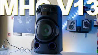 Sony MHCV13 Review  Versatile But Very Bright [upl. by Eecyal836]