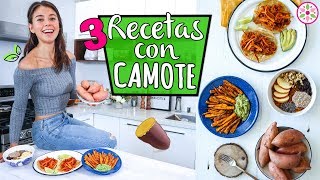 RECETAS CON CAMOTE  Vegano y Fácil 😋Yovana [upl. by Rehtse]